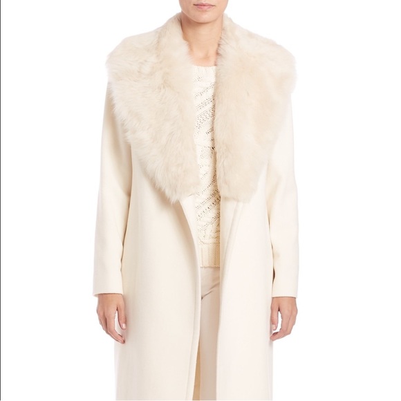 Ralph Lauren • Shearling Wool Trench Coat - Picture 2 of 16